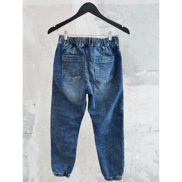 Bootlegger High Rise Denim Joggers  27 - Picture 5 of 6